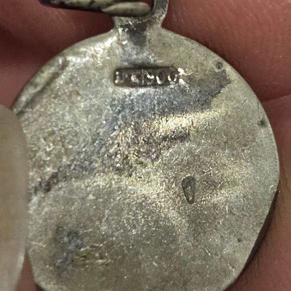 Silver Pendant with Inscription - Picture 4 of 4